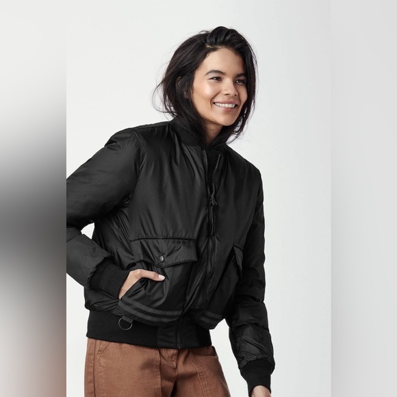 Canada Goose North Shore Reversible Camo Black Bomber Jacket Camouflage Puffer M - Picture 14 of 15